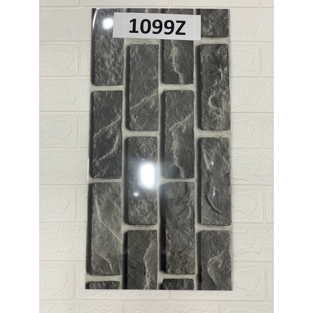 Xốp Dán Tường Đá bóng 30cmx60cm keo sẵn chống nước dày 3mm dễ dán