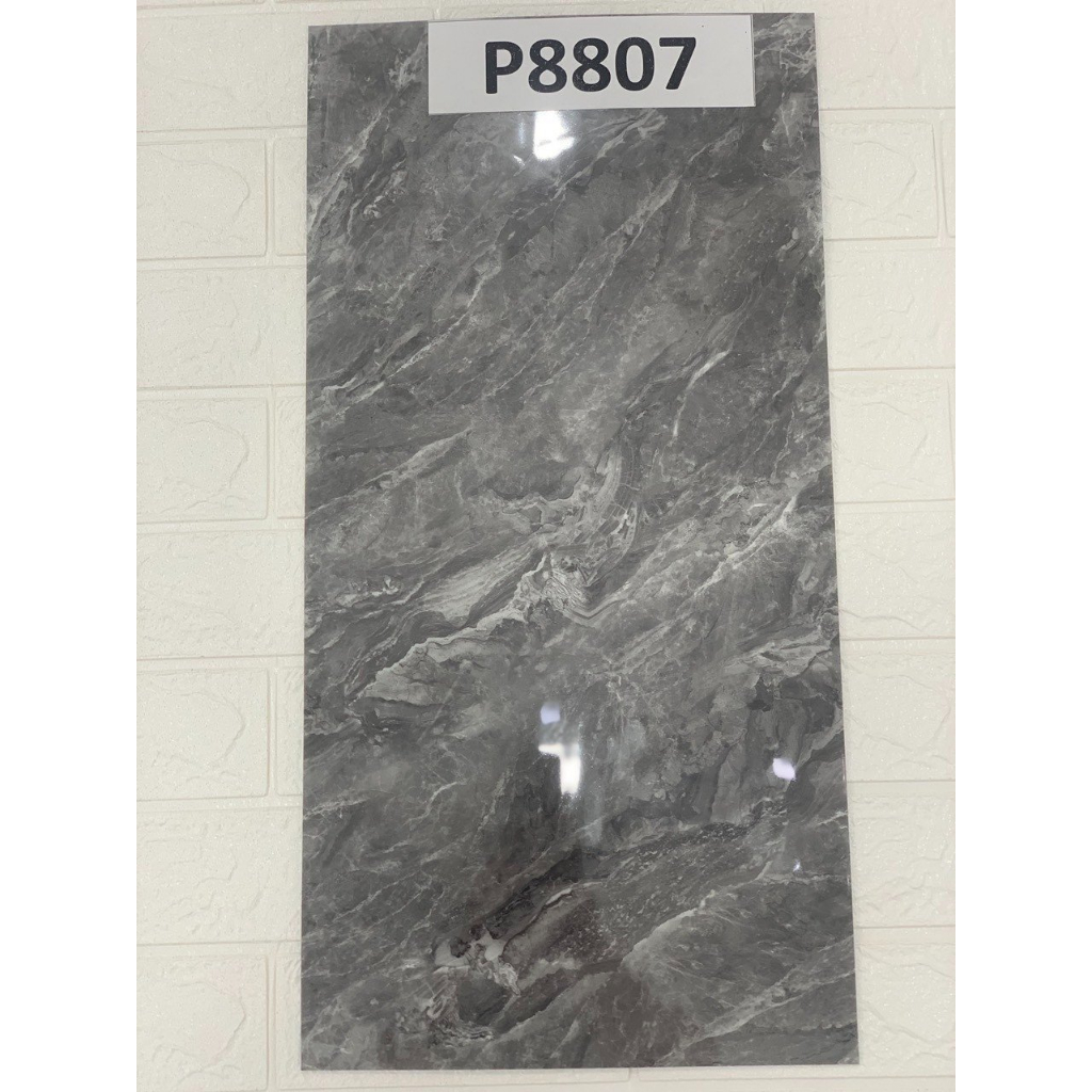 Xốp Dán Tường Đá bóng 30cmx60cm keo sẵn chống nước dày 3mm dễ dán