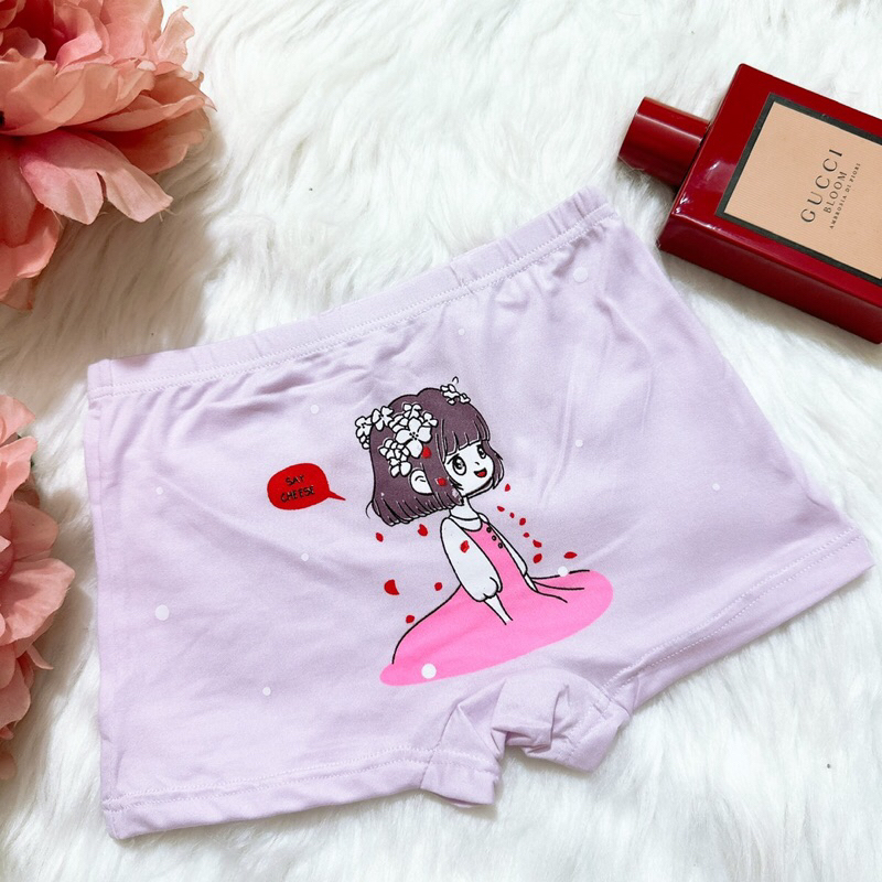 Quần chíp cho bé gái 10-42kg, quần lót cho bé, thun lạnh mọng mịn mát Q250