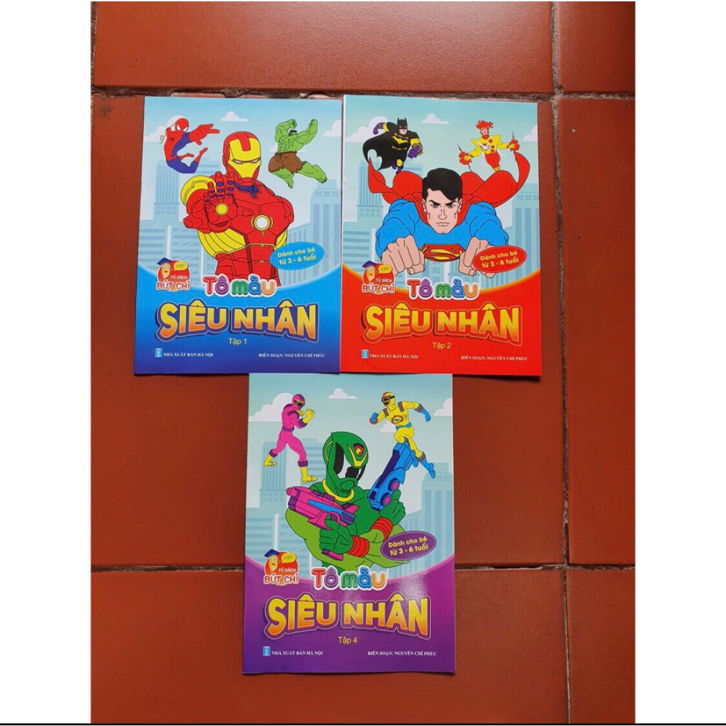Bộ tô màu siêu nhân