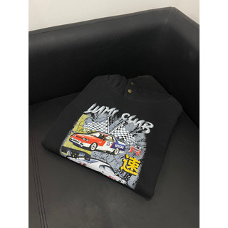 Áo Hoodie Đen Lumiclub Race Car A16 Lumihouse
