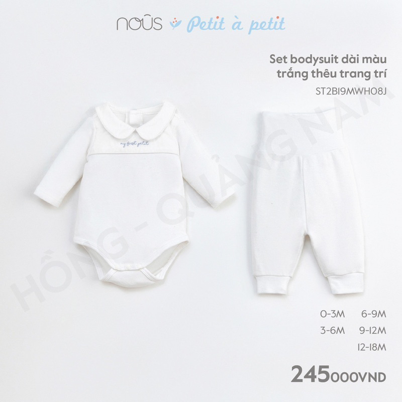 Body chip dài tay nous  họa tiết