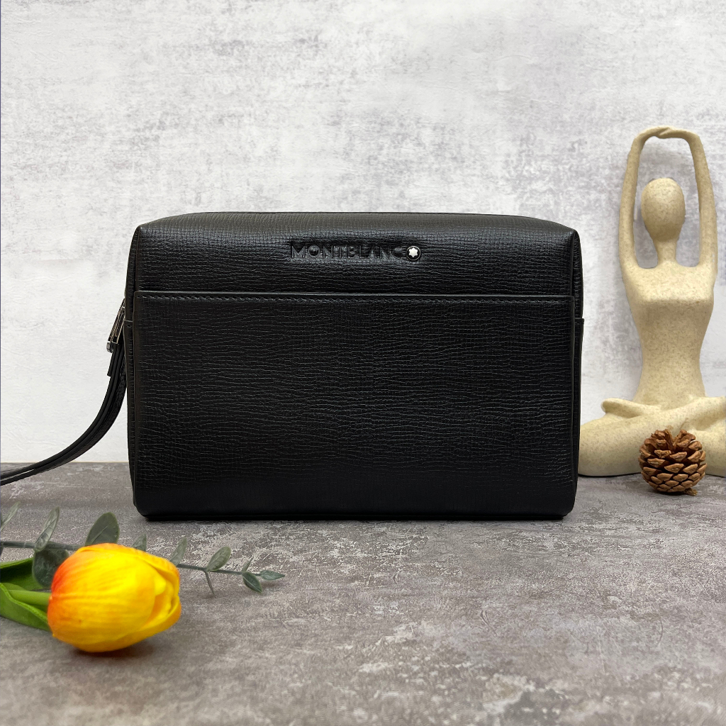 Túi cầm tay da mềm Monblanc Meisterstück Soft Grain Clutch Bag