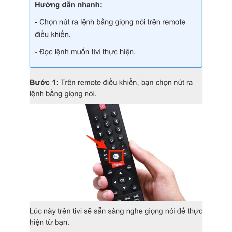 Điều khiển TiVi hãng Panasonic {GIỌNG NÓi 100% )  Hàng Mới 100%-thanhluanshop