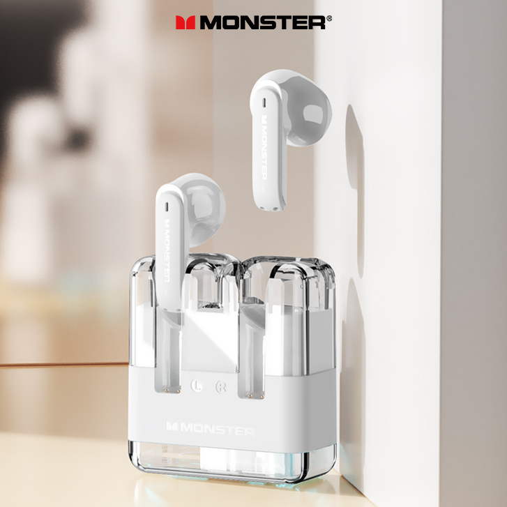 Tai nghe Bluetooth MONSTER XKT12, BluetoothV5.3, tai nghe không dây true wireless chính hãng, cảm ứng , có mic đàm thoại
