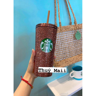 Ly starbucks kỉ niệm 25 năm thailand - ly đính đá bling có giữ nhiệt