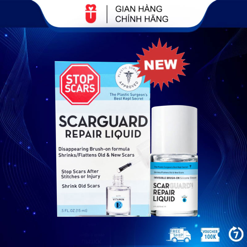 Gel xẹp sẹo lồi Scarguard Repair Liquid 15ml