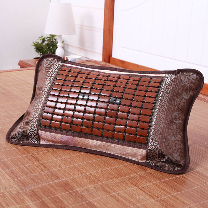 Gối Trúc Hạt Mây Điều Hòa Kèm Ruột Gối Cao Cấp, Gối Ngủ Massage Giúp Thoáng Khí, Thư Giãn Thoải Mái, Mát Lạnh Cho Mùa Hè