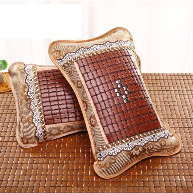 Gối Trúc Hạt Mây Điều Hòa Kèm Ruột Gối Cao Cấp, Gối Ngủ Massage Giúp Thoáng Khí, Thư Giãn Thoải Mái, Mát Lạnh Cho Mùa Hè