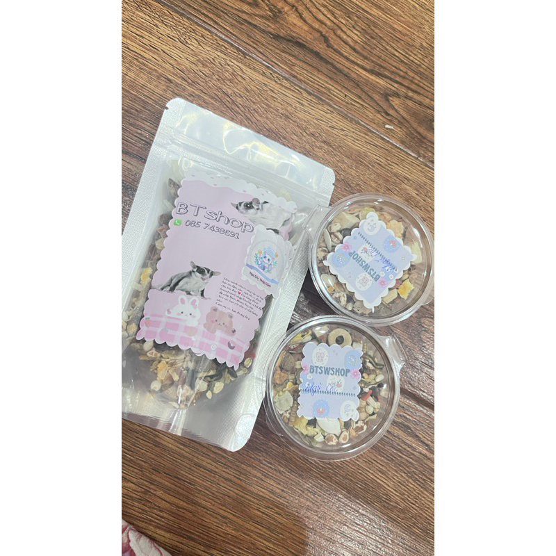 Hạt dinh dưỡng cho Sóc Bay Úc