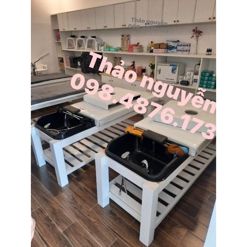 Giường Gội Gỗ 2in1