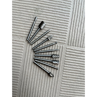 Mũi mài khắc gỗ 10 mũi làm lũa gỗ 3mm