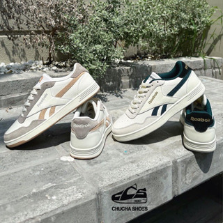 [CHÍNH HÃNG] Giày thể thao Reebok Royal Techque Kem và Xanh FULLBOX TAG