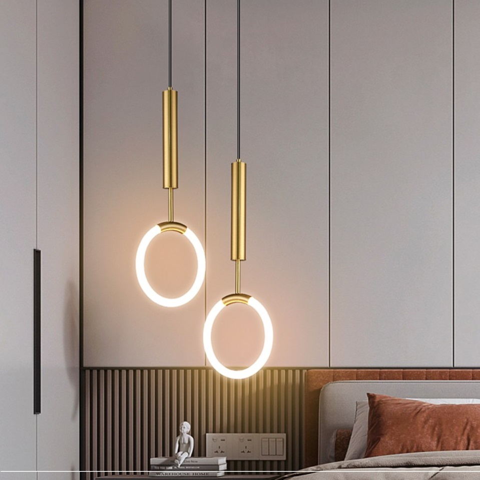 Đèn trang trí quán cà phê trà sữa cafe led thả trần trang trí decor bàn ăn phòng ngủ SuperVilighting THAMA-BAUDUC BH 24T