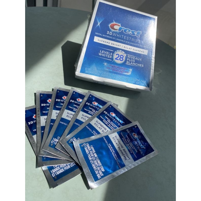 Crest 3D Whitestrips Supreme Bright Teeth Whitening Strips