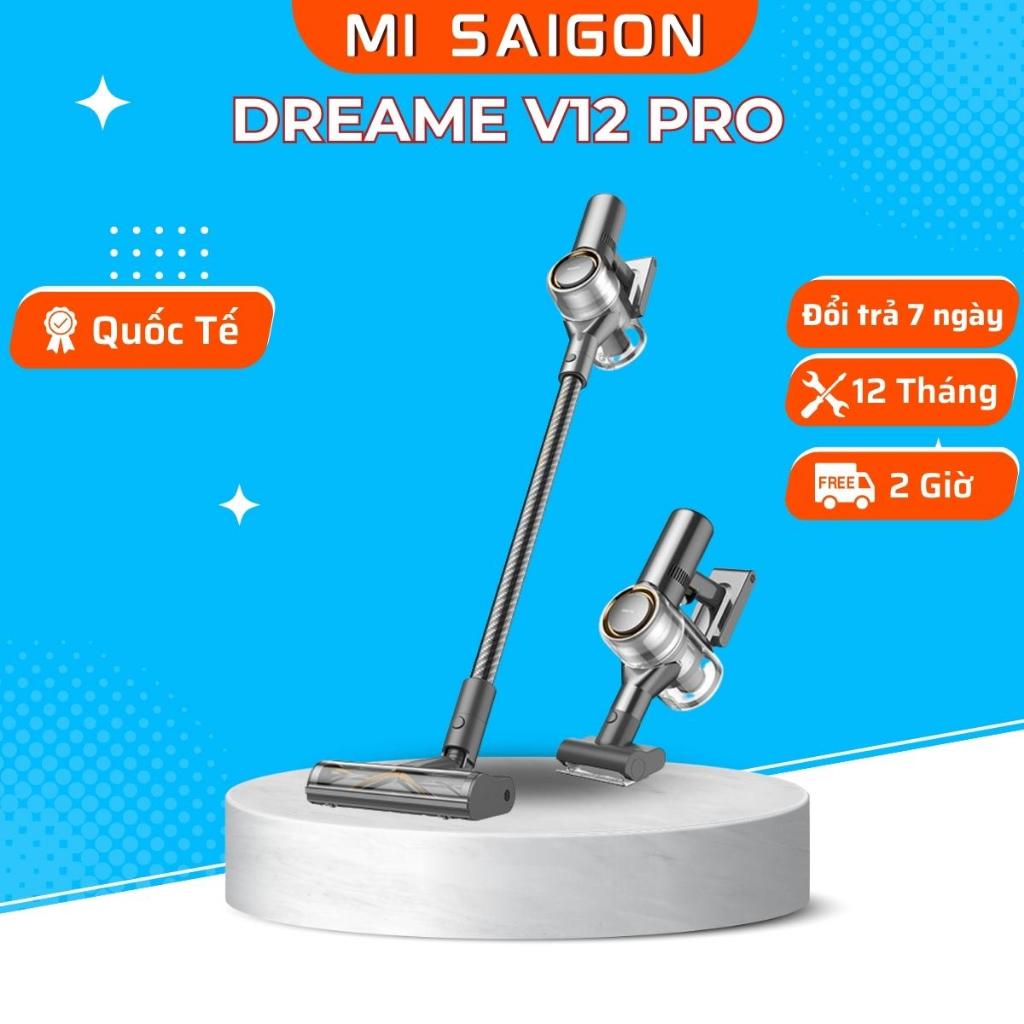 Máy Hút Bụi Cầm Tay Không Dây Dreame V12 Pro Dreame V12 - Bản Quốc Tế