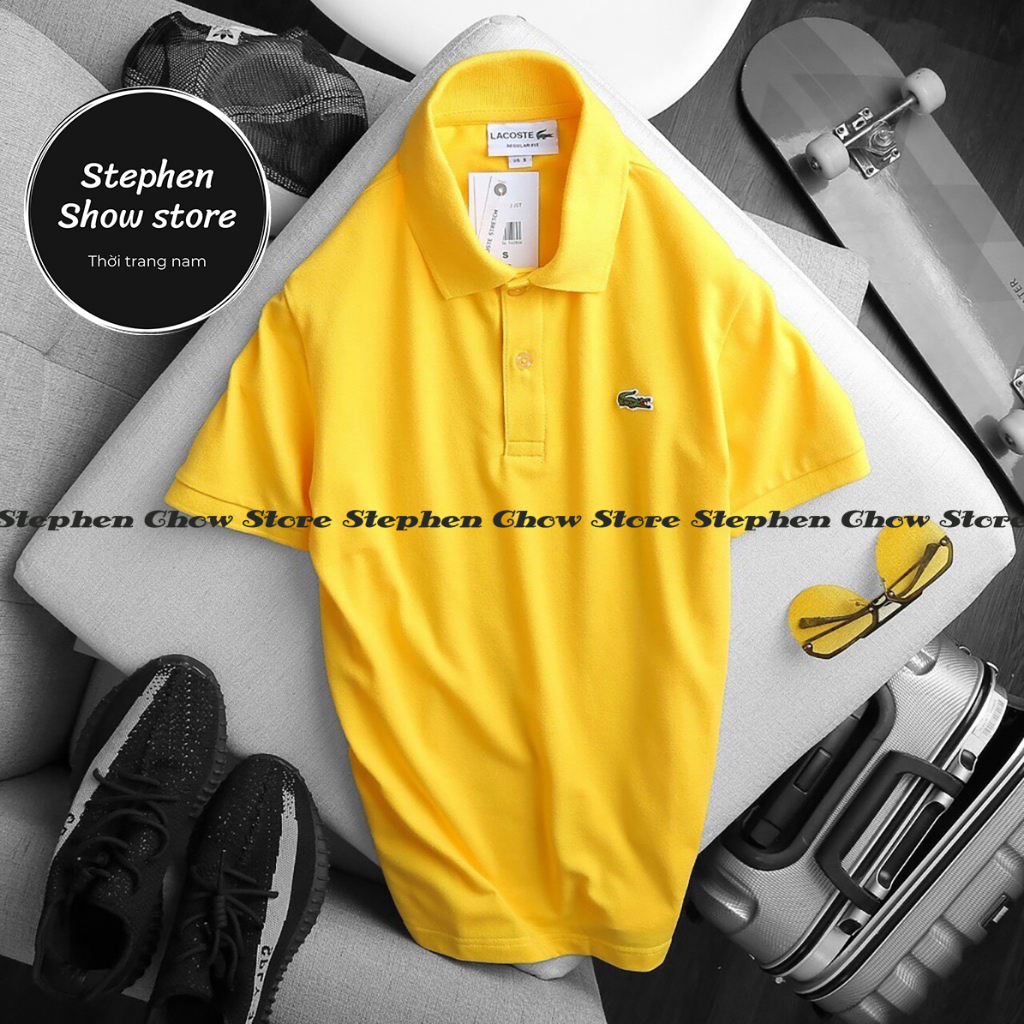 Áo Thun Nam Cá sấu cao cấp thiết kế cổ bẻ có LOGO thêu size M đến 4xl C007 2022