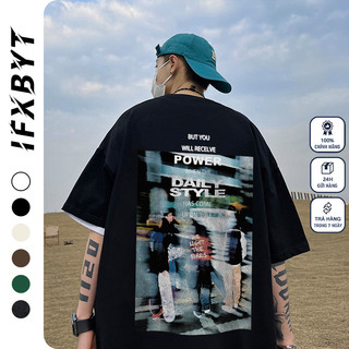 Áo phông nam wash IFXBYT local brand áo thun cổ trang thời trang wash unisex 100% cotton-Y0281