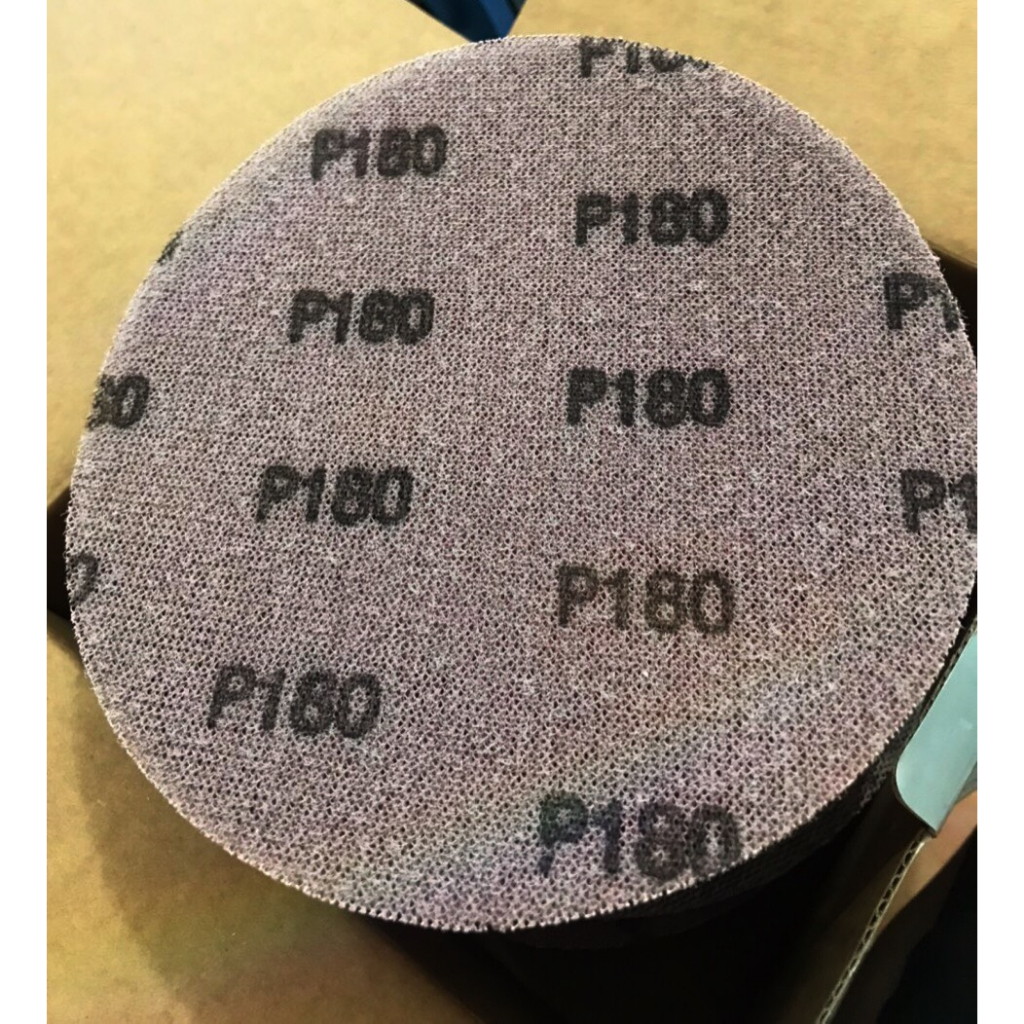 Nhám lưới tròn 6inch WE - GENERAL  150mm P80,P240,P120,P180 Giáp lưới chà khô Sơn oto xe máy