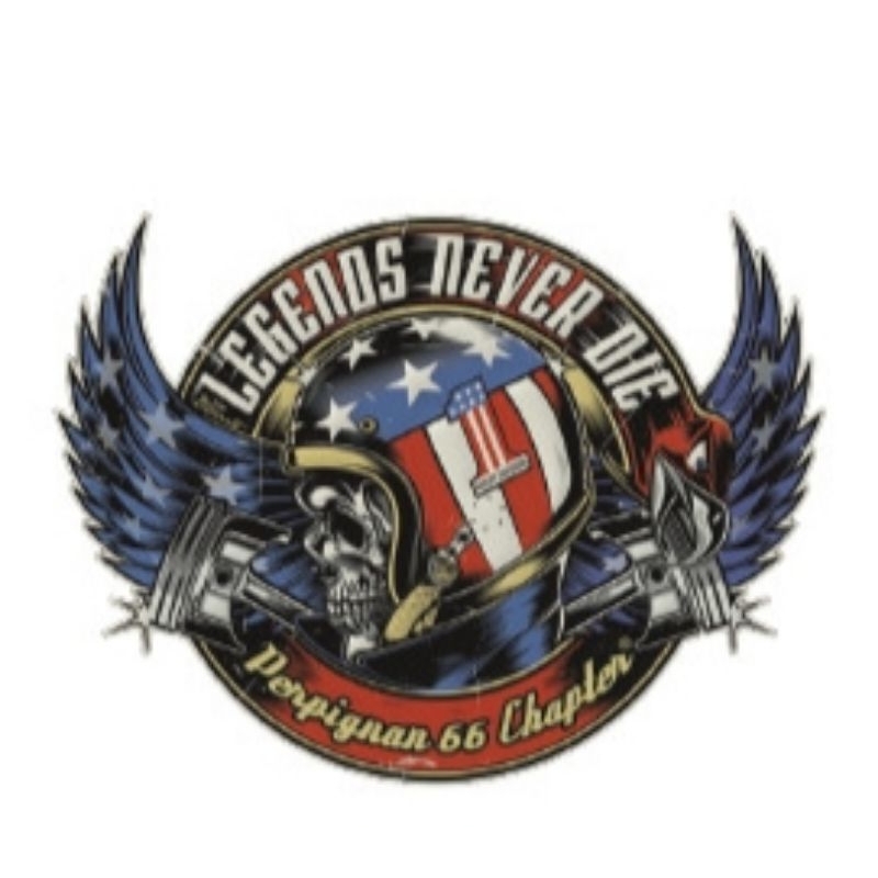 Hình ủi ép nhiệt, in áo. Mẫu Haley Davidson HD2 size15-28cm