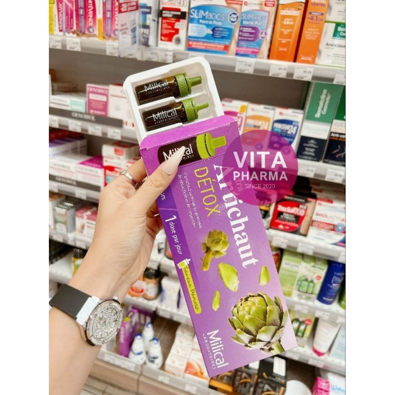 Thải Độc Gan Chiết Xuất Hoa Atiso Extra Artichaut Detox  - Pháp