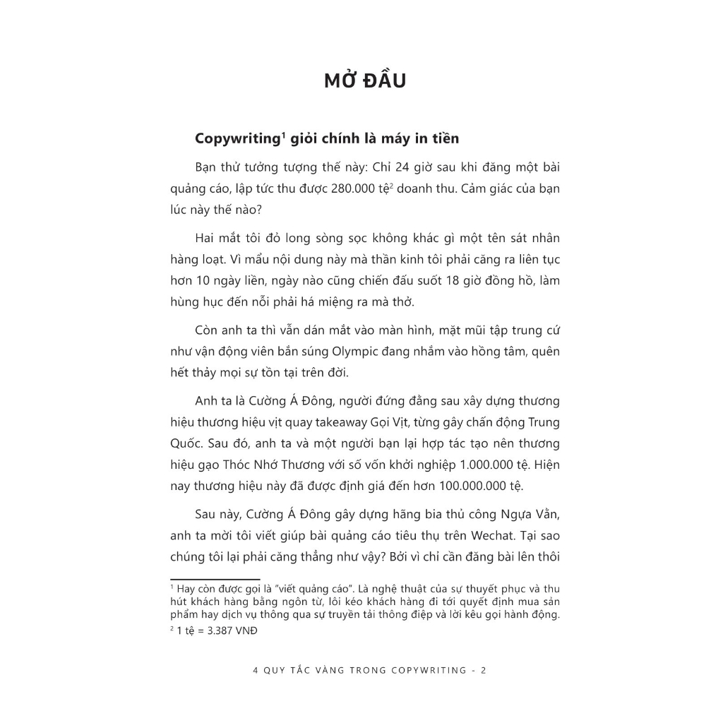 Sách - 4 Quy Tắc Vàng Trong Copywriting (Quan Kiện Minh , AZ)