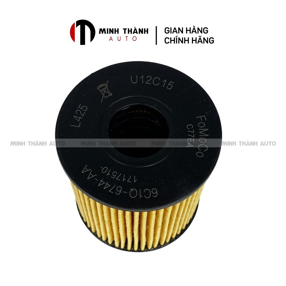 Lọc nhớt động cơ, lọc dầu xe Ford Transit  loại thẳng, mã: 6C1Q6744AA/ 6C1Q6744BA /1373069