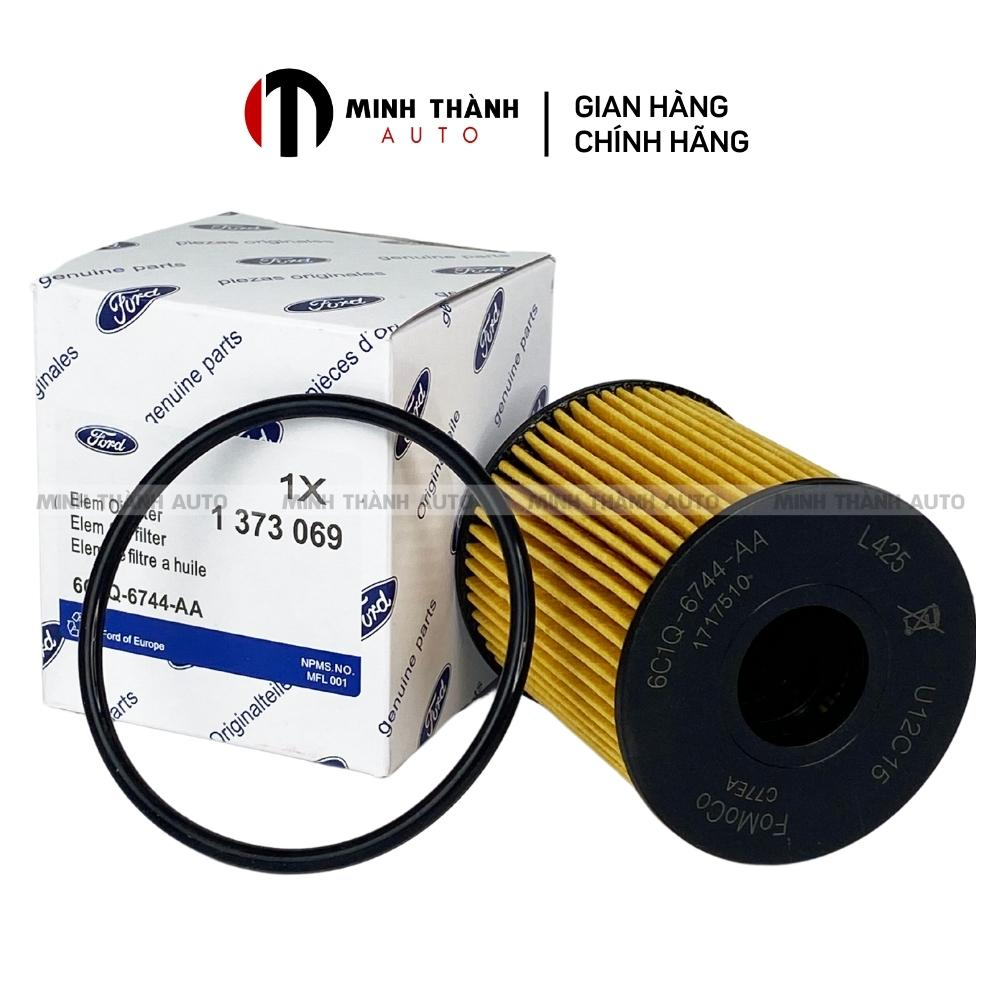 Lọc nhớt động cơ, lọc dầu xe Ford Transit  loại thẳng, mã: 6C1Q6744AA/ 6C1Q6744BA /1373069