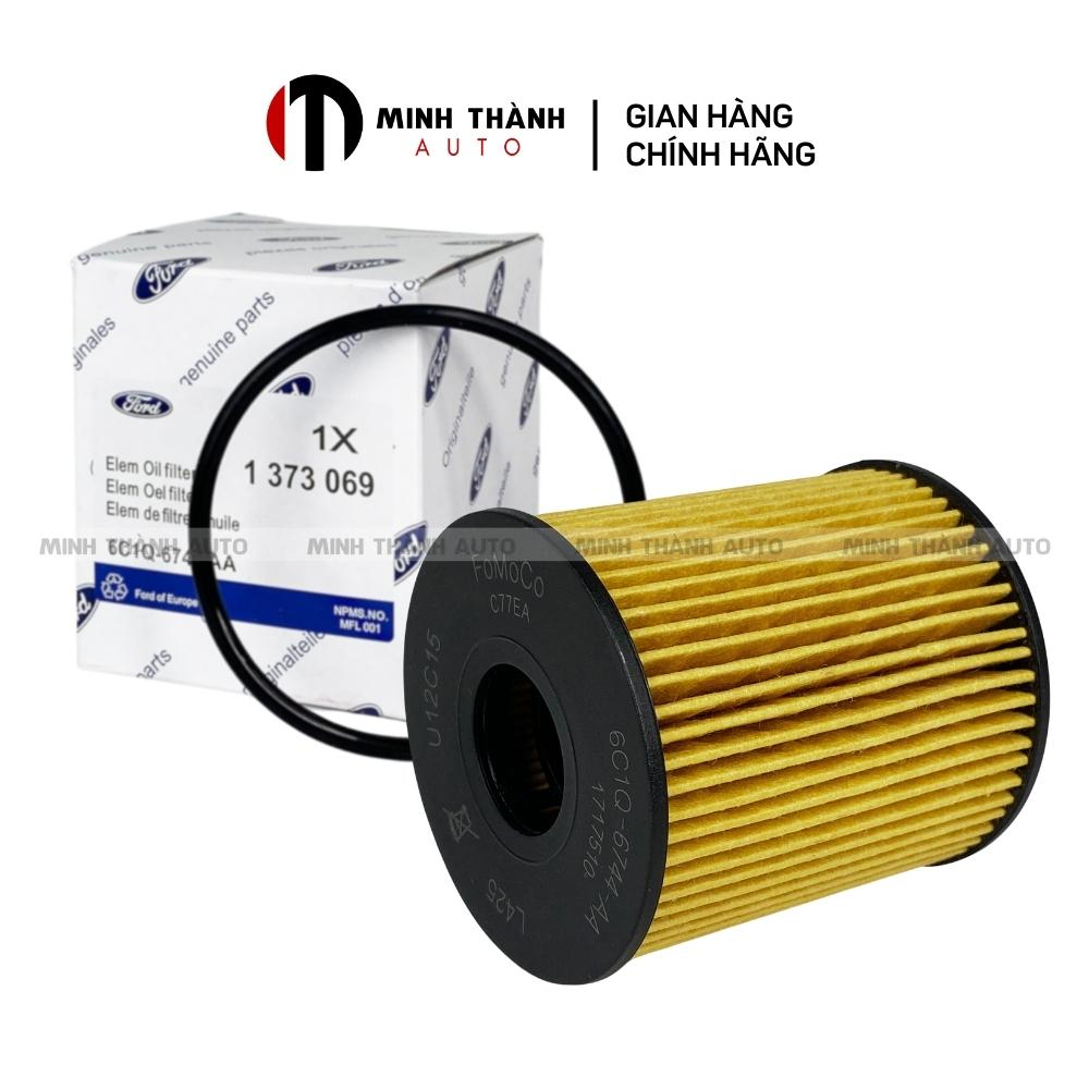 Lọc nhớt động cơ, lọc dầu xe Ford Transit  loại thẳng, mã: 6C1Q6744AA/ 6C1Q6744BA /1373069