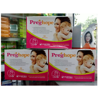 Thực phẩm bảo vệ sức khỏe PREGHOPE cho phụ nữ tuổi sinh đẻ muốn mang thai