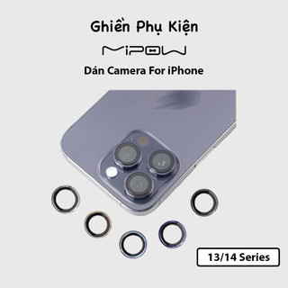 Cường Lực Dán Camera Mipow USA Dành Cho iPhone 14/13 Series - Hàng Chính Hãng