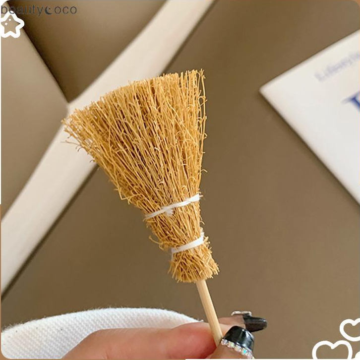 Beautycoco🍊Kẹp tóc hình chổi mini cute