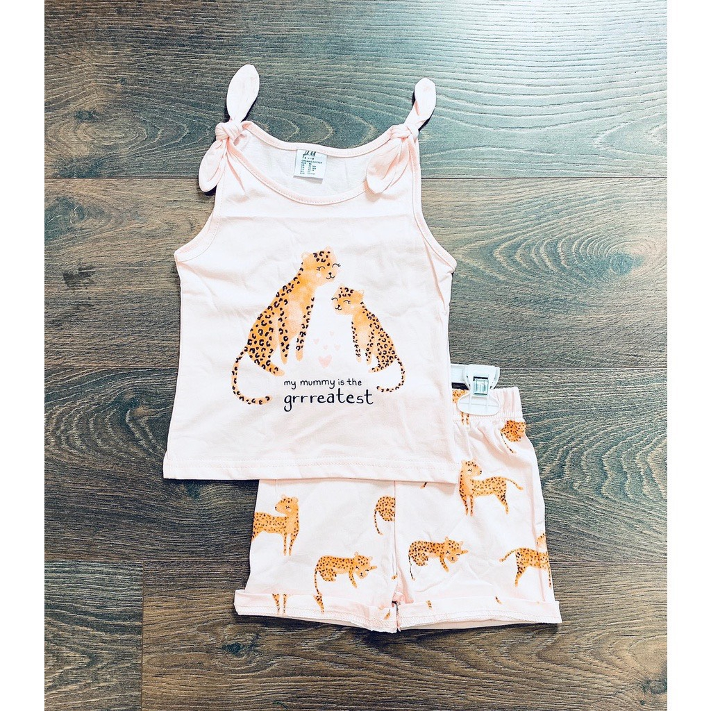 SET HM HỌA TIẾT BÁO HỒNG DỄ THƯƠNG - CỐM KIDS NT