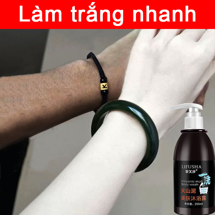 sữa tắm trắng da tắm trắng trắng da 250ml làm trắng nhanh chóng hương lâu sảng khoái dưỡng ẩm cấp nước