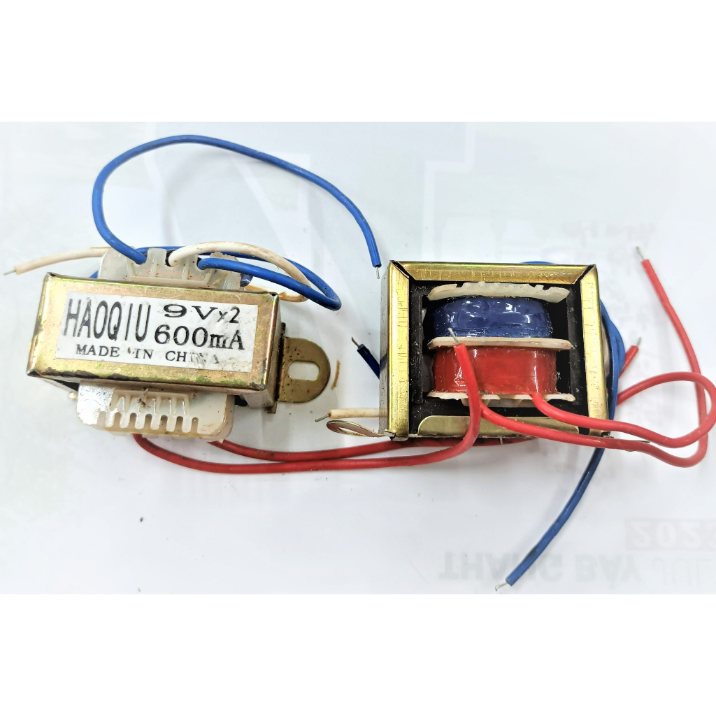 Biến áp 9V x 2