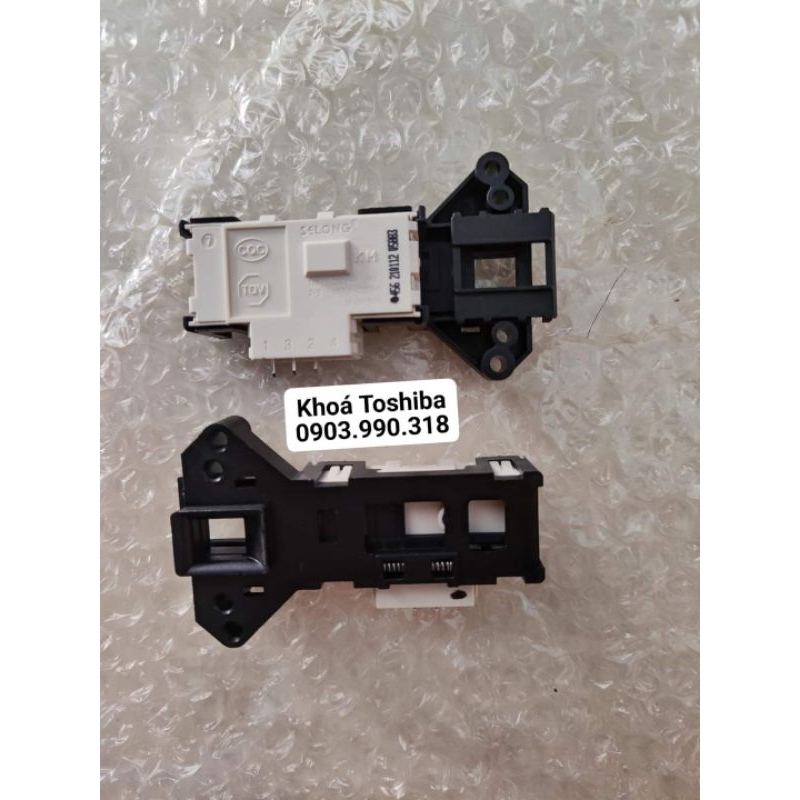 Khoá cửa máy giặt Toshiba , chính hãng. mới 100%