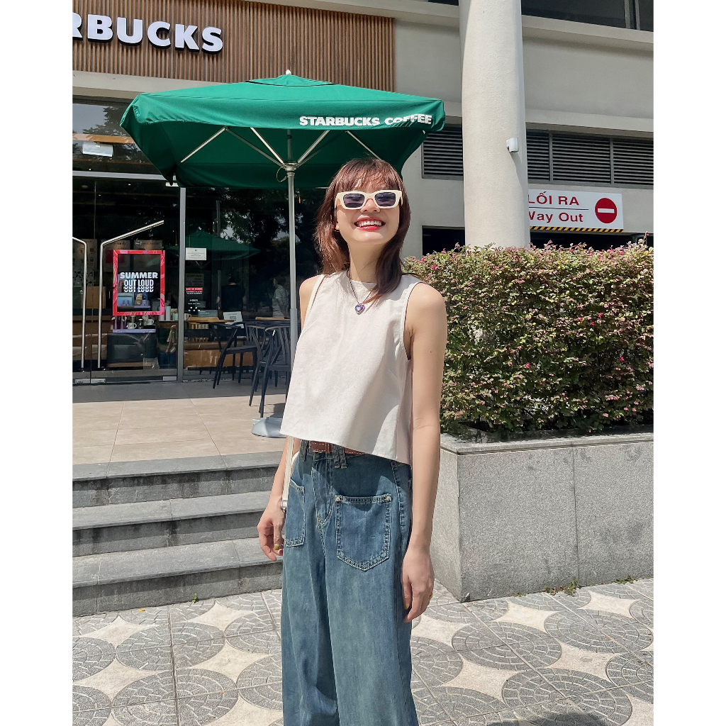 Áo kiểu sát nách THE CIU - Elain Top
