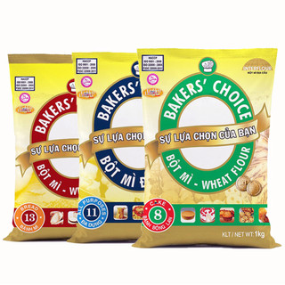 Bột mì Bakers Choice 1kg nguyên liệu làm bánh