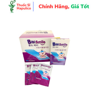  Miếng Dán Hạ Sốt Bibismile Cho Bé - Giúp Hạ Nhiệt Giảm Sốt Làm Mát Suốt 10 Tiếng - Hộp 6 Miếng 