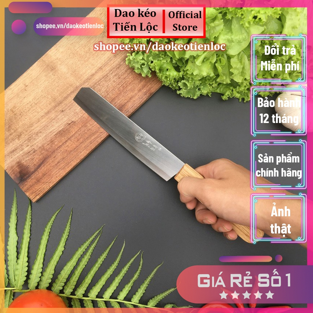 Dao thái thịt nhà bếp dao thép không gỉ - Bảo hành 12 tháng