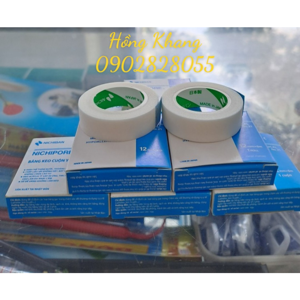Băng keo Y Tế Nhật Bản Nichipore 12mm*6m
