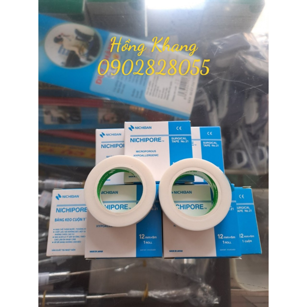 Băng keo Y Tế Nhật Bản Nichipore 12mm*6m