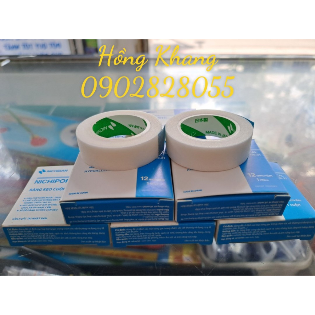 Băng keo Y Tế Nhật Bản Nichipore 12mm*6m