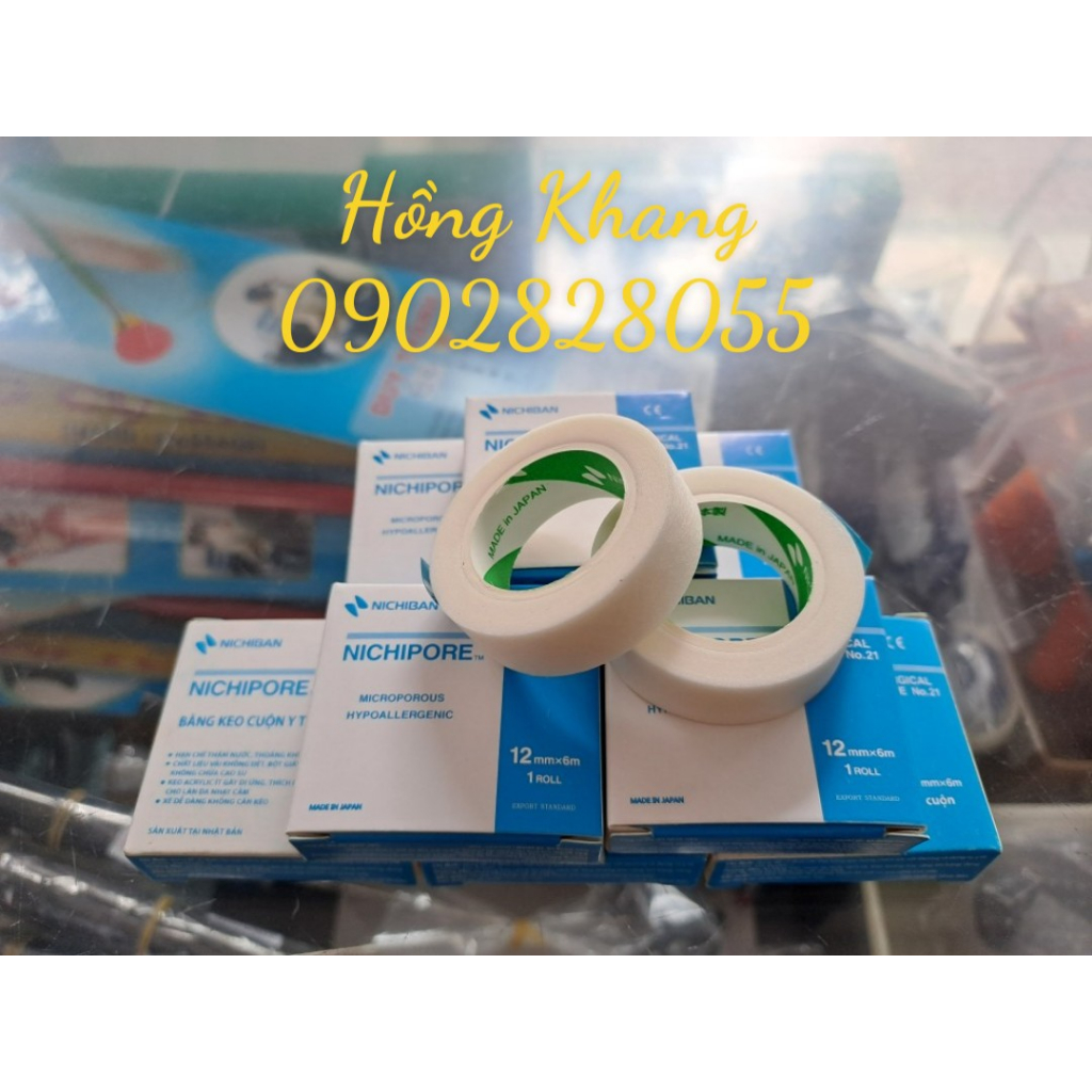 Băng keo Y Tế Nhật Bản Nichipore 12mm*6m