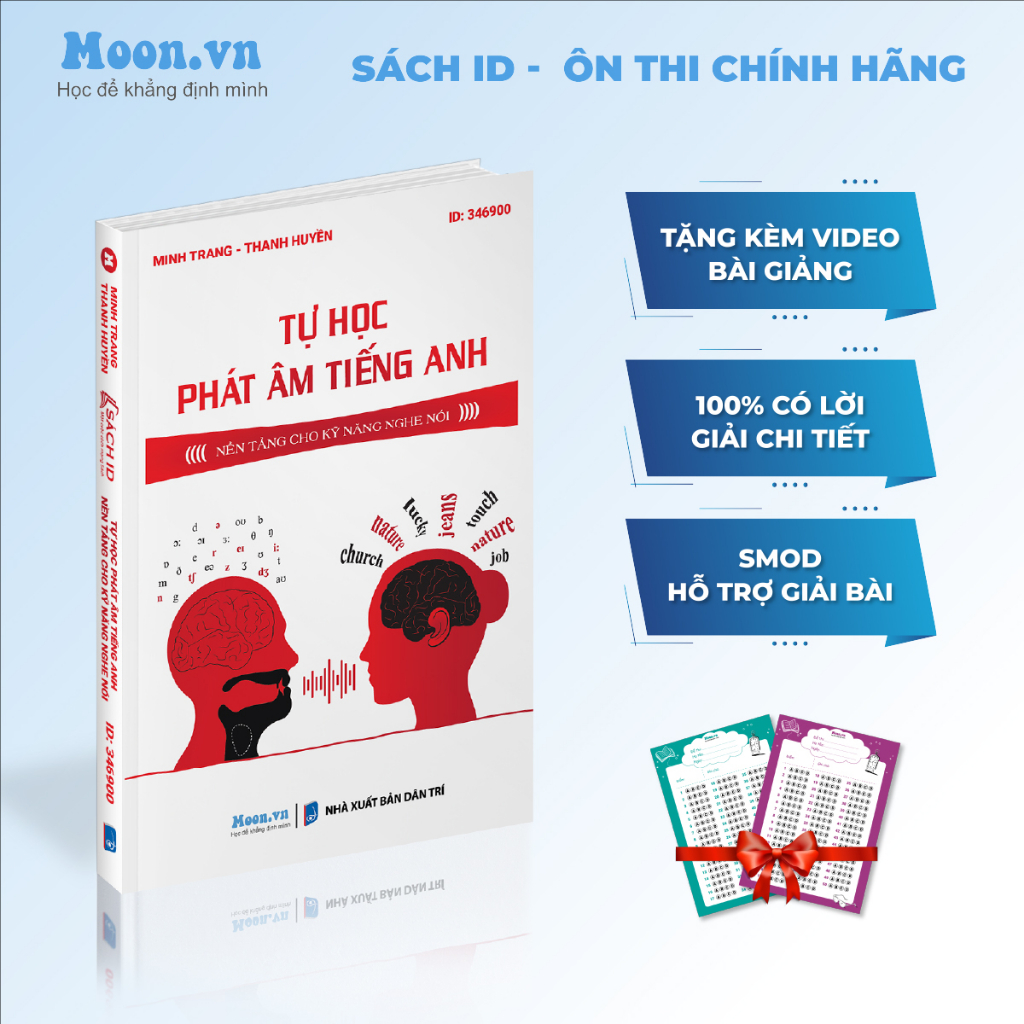 Sách Tự học phát âm Tiếng Anh - Nền tảng cho kỹ năng Nghe Nói | Sách ID