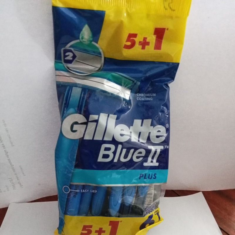 Dạo cạo râu Gillette Blue 2 Plus túi 6 cây