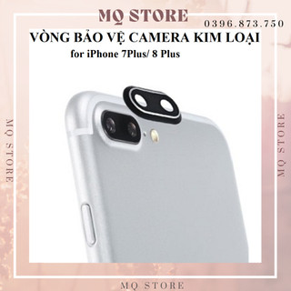Vòng kim loại bảo vệ camera cho iPhone 7Plus / 8Plus