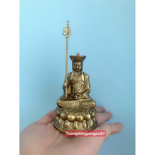 Tượng đồng Địa tạng vương bồ tát 9 cm