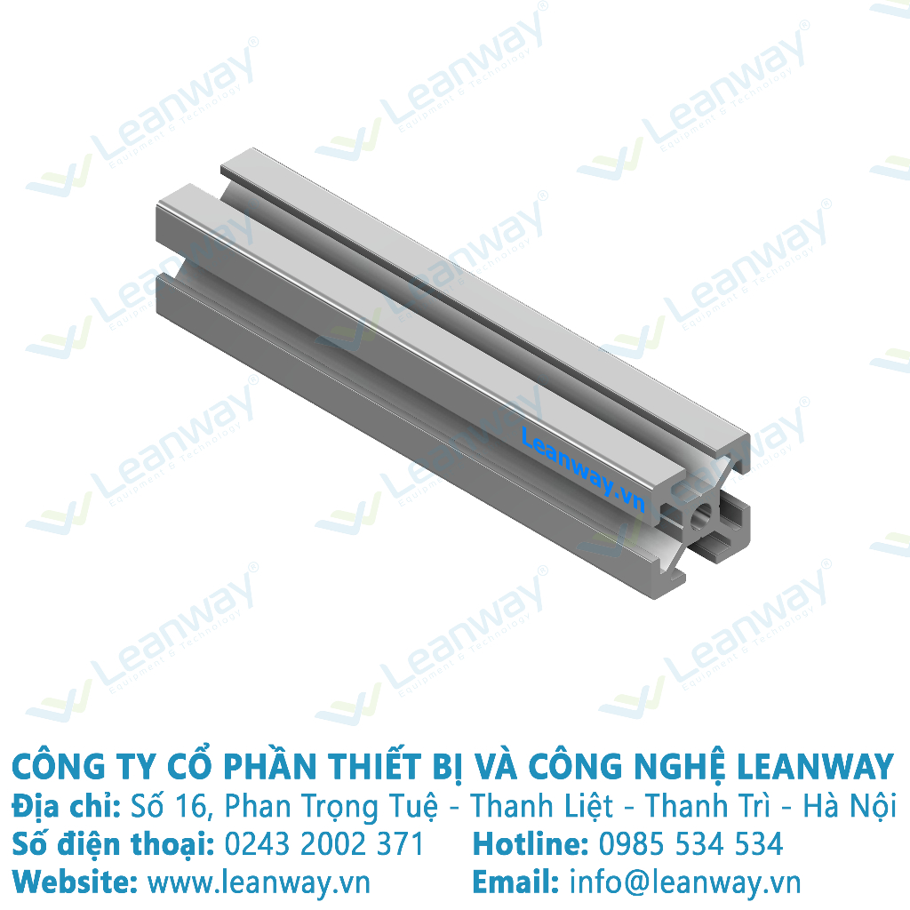 Nhôm định hình 20x20  - Miễn phí cắt theo kích thước yêu cầu.