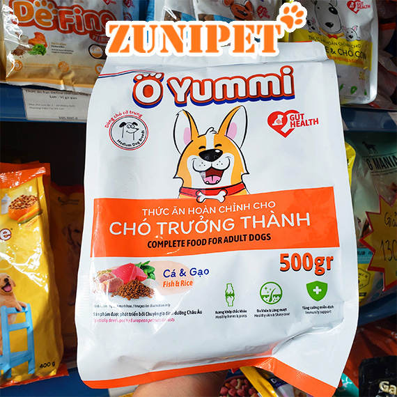 Thức ăn hạt OYUMMI hạt O YUMMI cho chó lớn và chó con 500g Thương hiệu Hà Lan 🐶🐶🐶